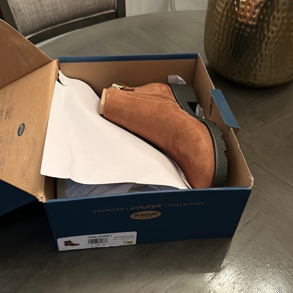 DR. SCHOLL'S SHOES TRIX WOMENS ANKLE BOOTS Size 7 - Picture 2 of 12
